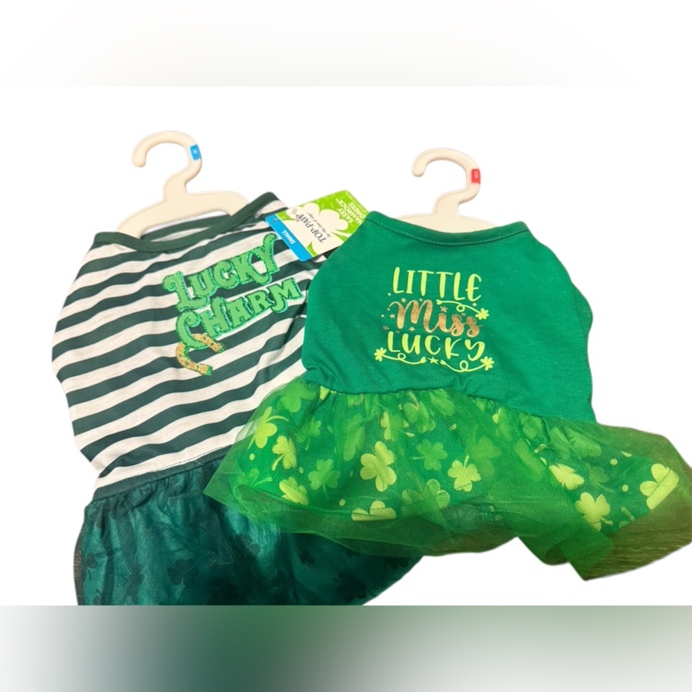 (3 For $20) Pet St Patrick’s Day Dresses